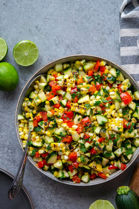 Image of Charred Corn & Zucchini Summer Salad