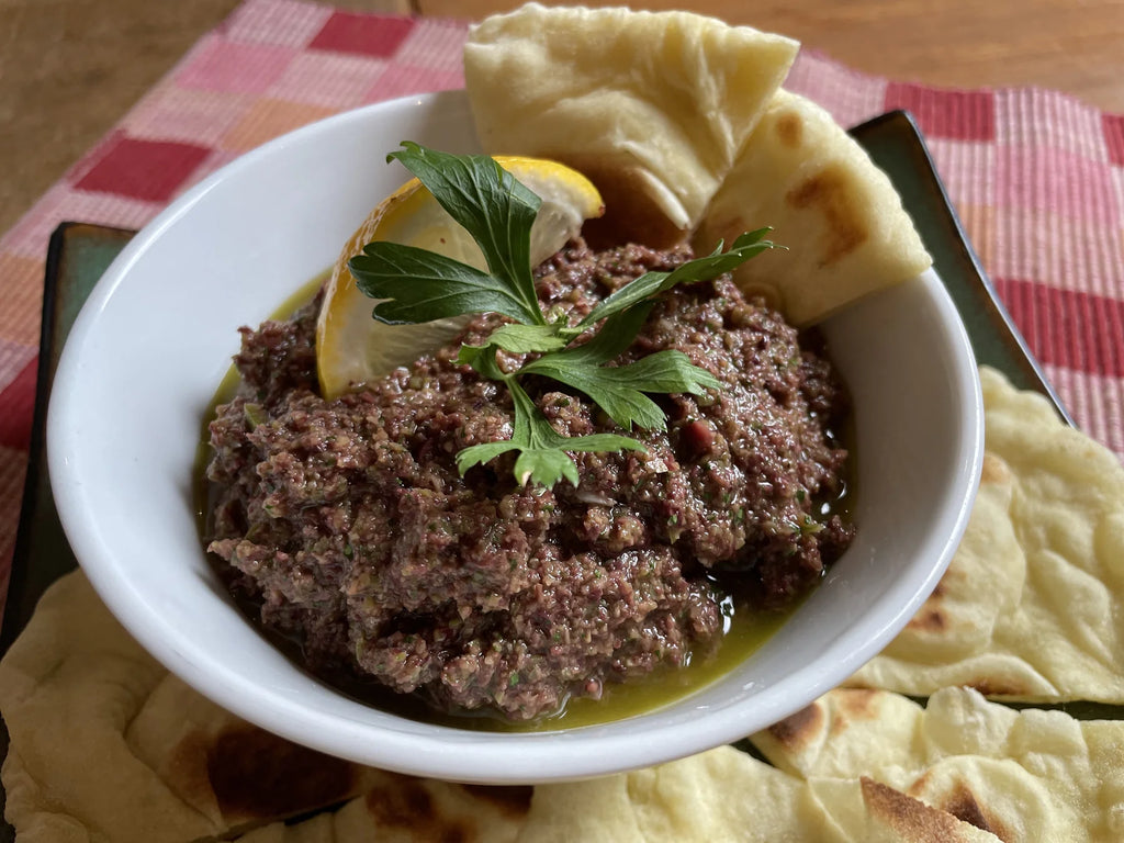 Tapenade in a bowl image