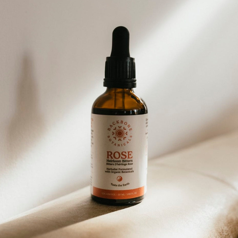 Rose Heirloom Bitters - Backbone Botanicals