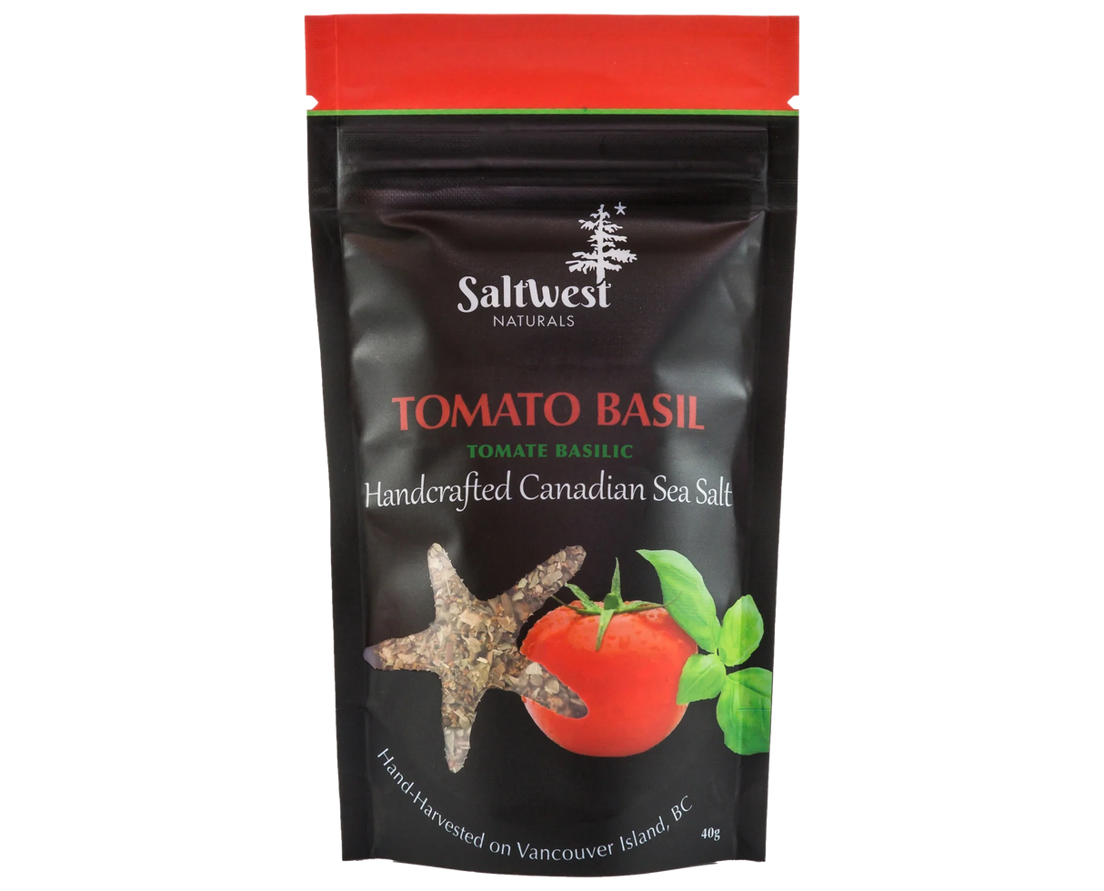 Tomato Basil Sea Salt (Saltwest™) 40g